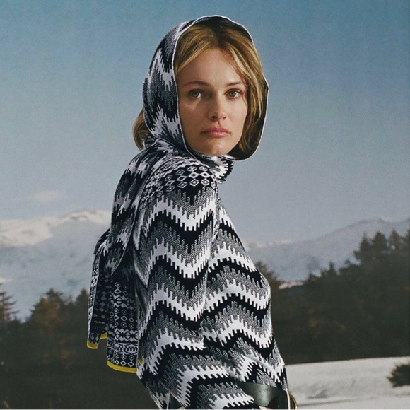 Anthropologie geometric scarf fair isle - Picture 1 of 2